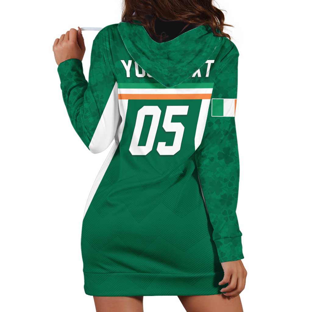 Custom Ireland Rugby Hoodie Dress Old Retro Style
