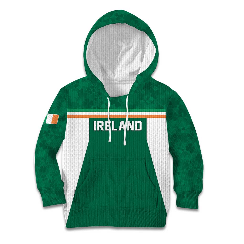Custom Ireland Rugby Kid Hoodie Old Retro Style