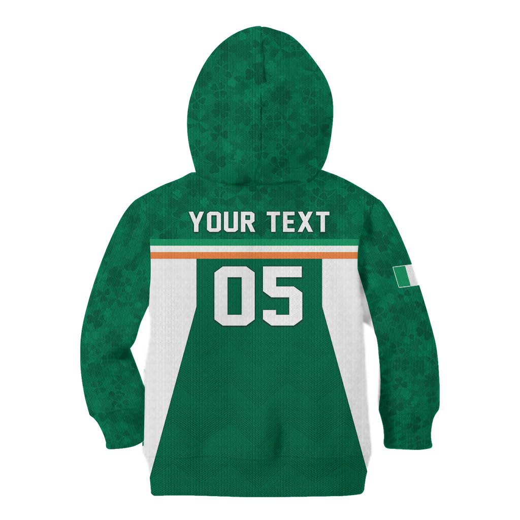 Custom Ireland Rugby Kid Hoodie Old Retro Style