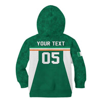 Custom Ireland Rugby Kid Hoodie Old Retro Style