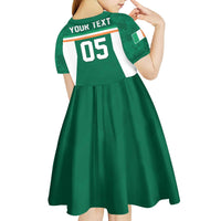 Custom Ireland Rugby Kid Short Sleeve Dress Old Retro Style