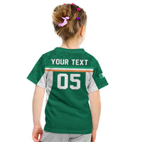 Custom Ireland Rugby Kid T Shirt Old Retro Style