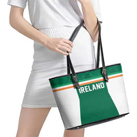 Ireland Rugby Leather Tote Bag Old Retro Style