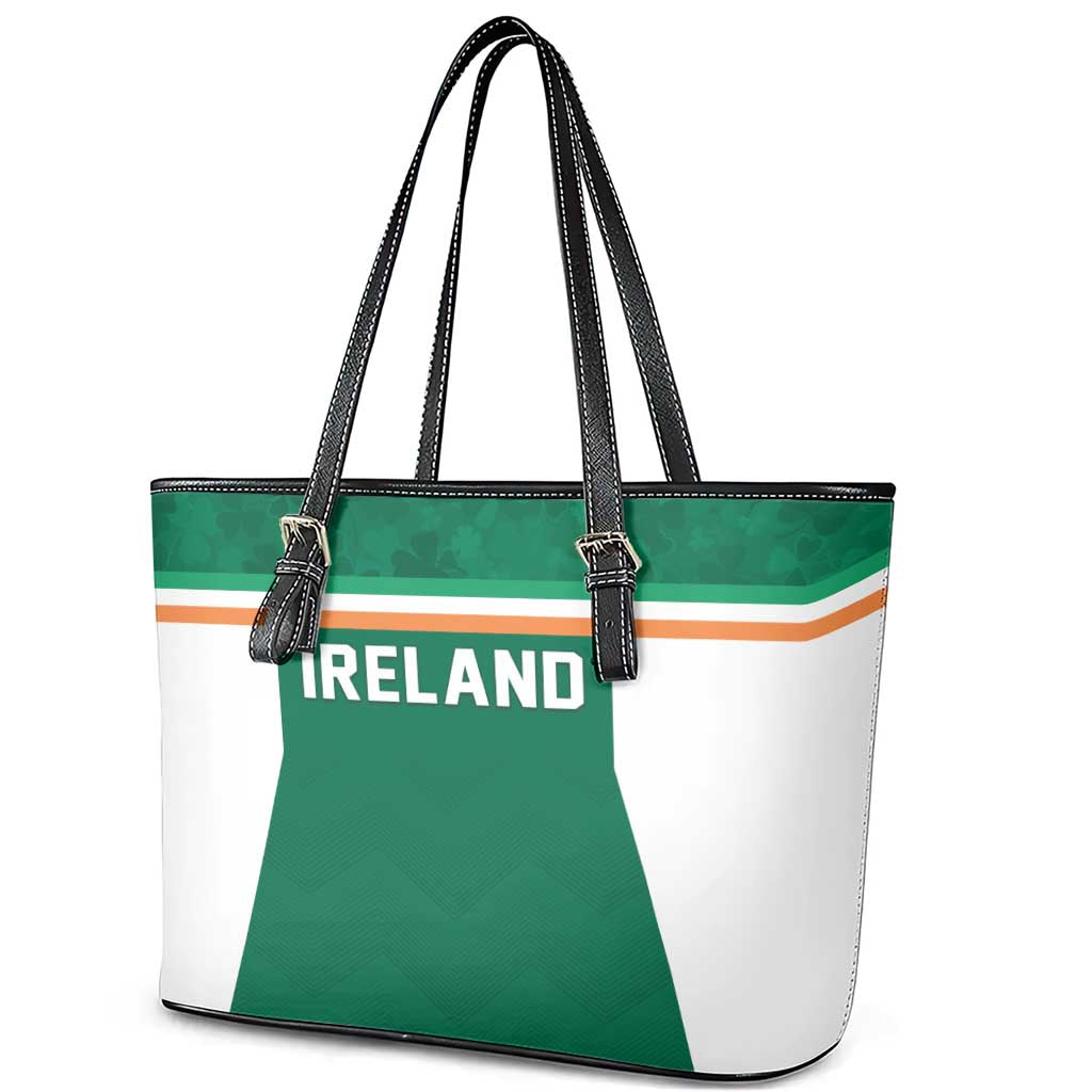 Ireland Rugby Leather Tote Bag Old Retro Style