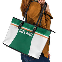Ireland Rugby Leather Tote Bag Old Retro Style