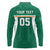Custom Ireland Rugby Long Sleeve Polo Shirt Old Retro Style