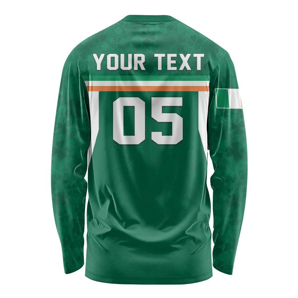Custom Ireland Rugby Long Sleeve Shirt Old Retro Style