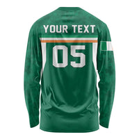 Custom Ireland Rugby Long Sleeve Shirt Old Retro Style