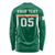 Custom Ireland Rugby Long Sleeve Shirt Old Retro Style