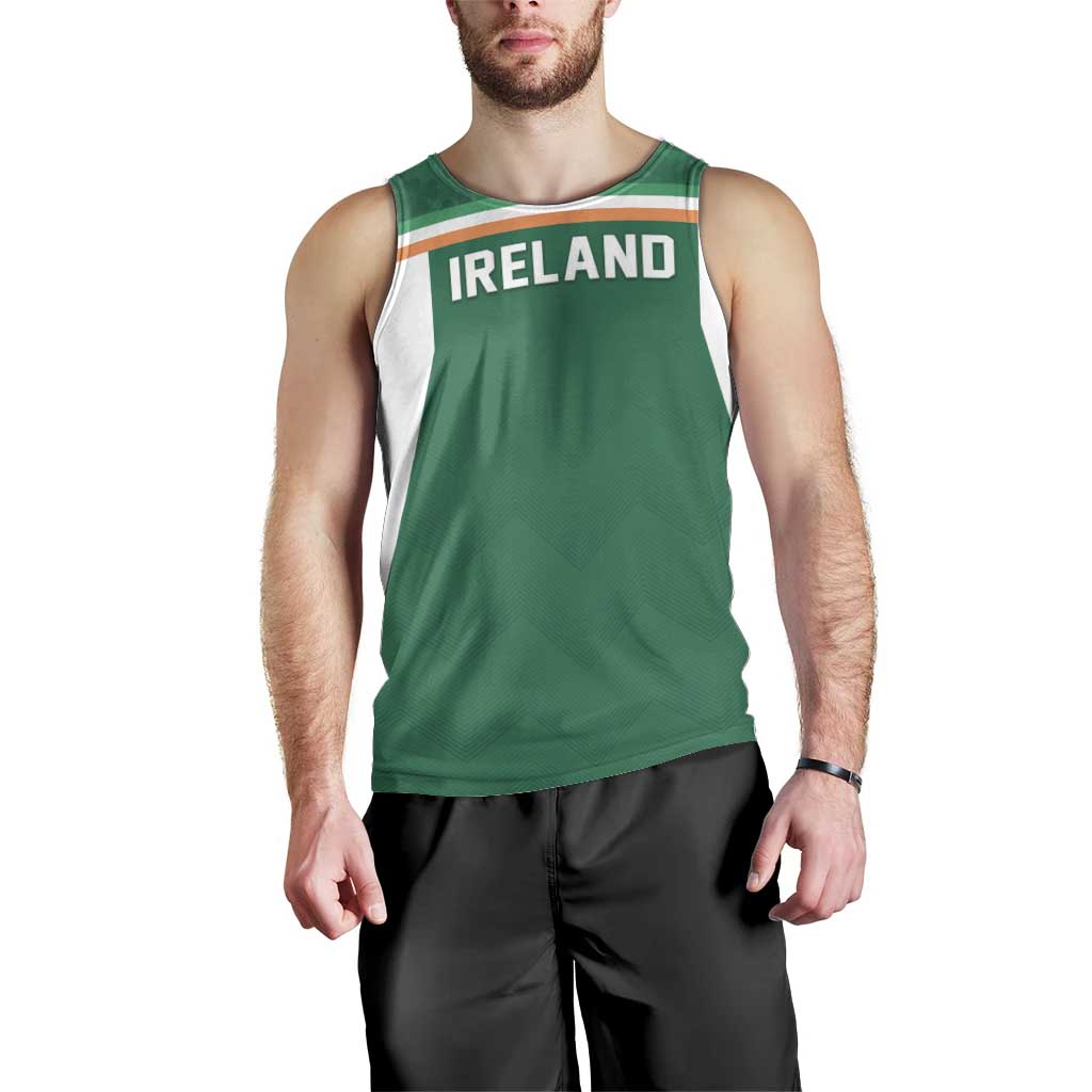 Custom Ireland Rugby Men Tank Top Old Retro Style