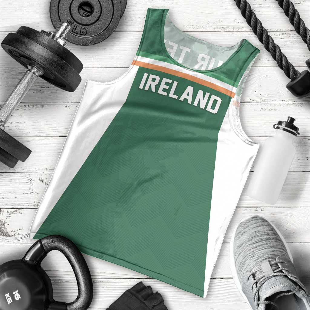 Custom Ireland Rugby Men Tank Top Old Retro Style