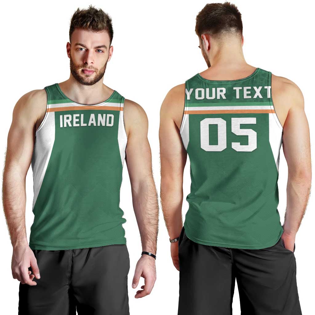 Custom Ireland Rugby Men Tank Top Old Retro Style