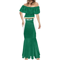 Custom Ireland Rugby Mermaid Dress Old Retro Style