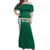 Custom Ireland Rugby Off Shoulder Maxi Dress Old Retro Style