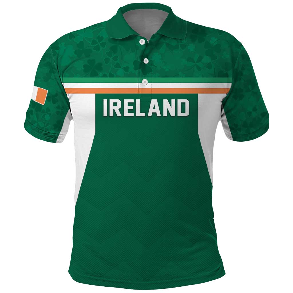 Custom Ireland Rugby Polo Shirt Old Retro Style