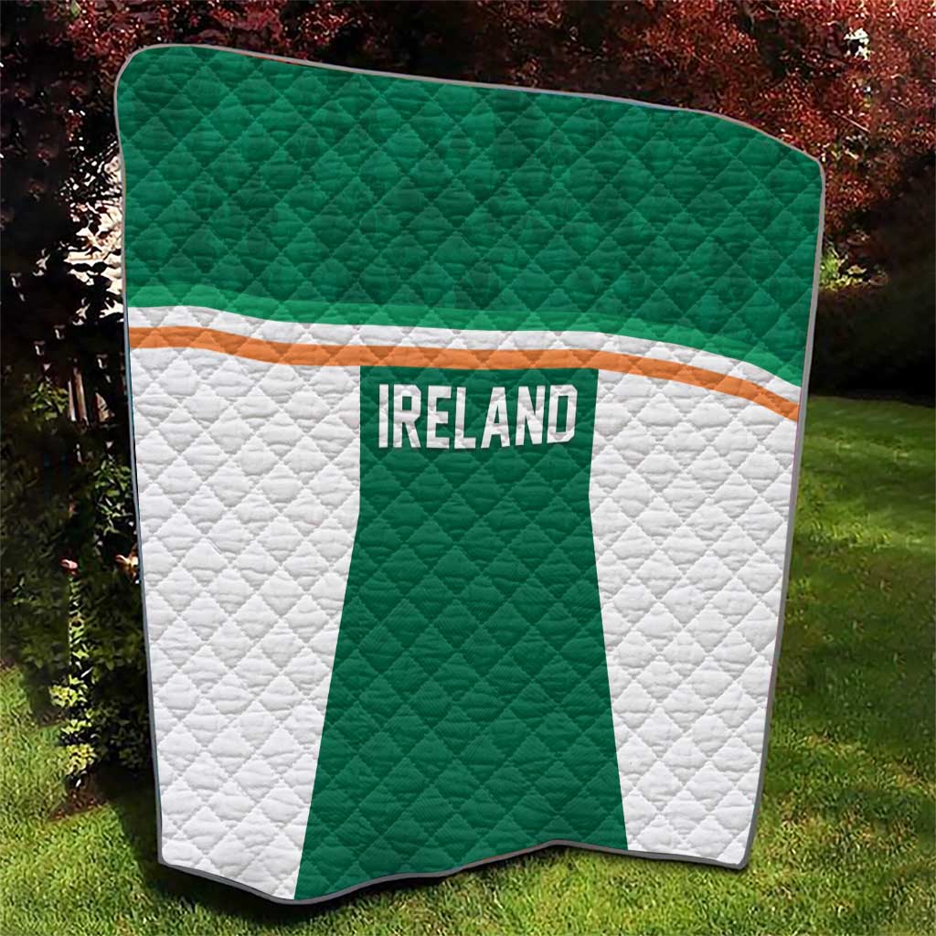 Ireland Rugby Quilt Old Retro Style