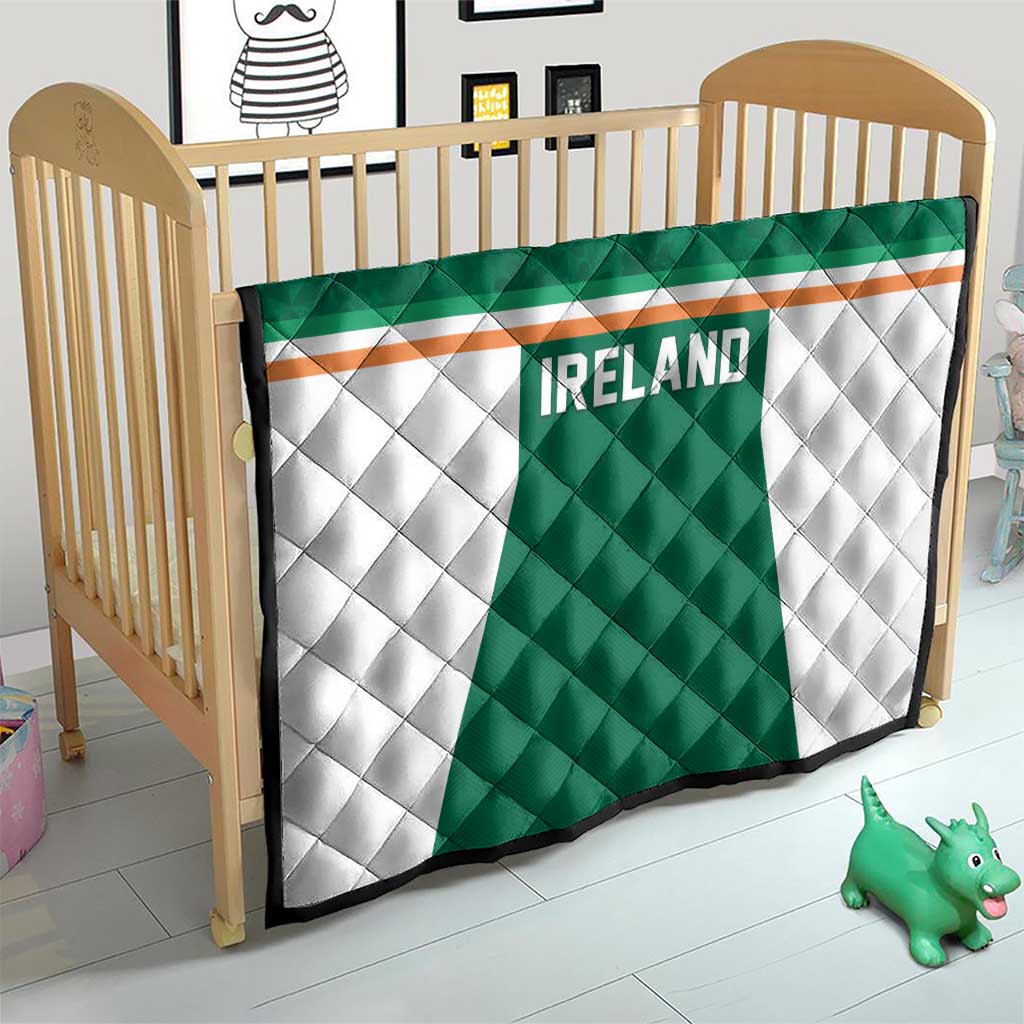 Ireland Rugby Quilt Old Retro Style
