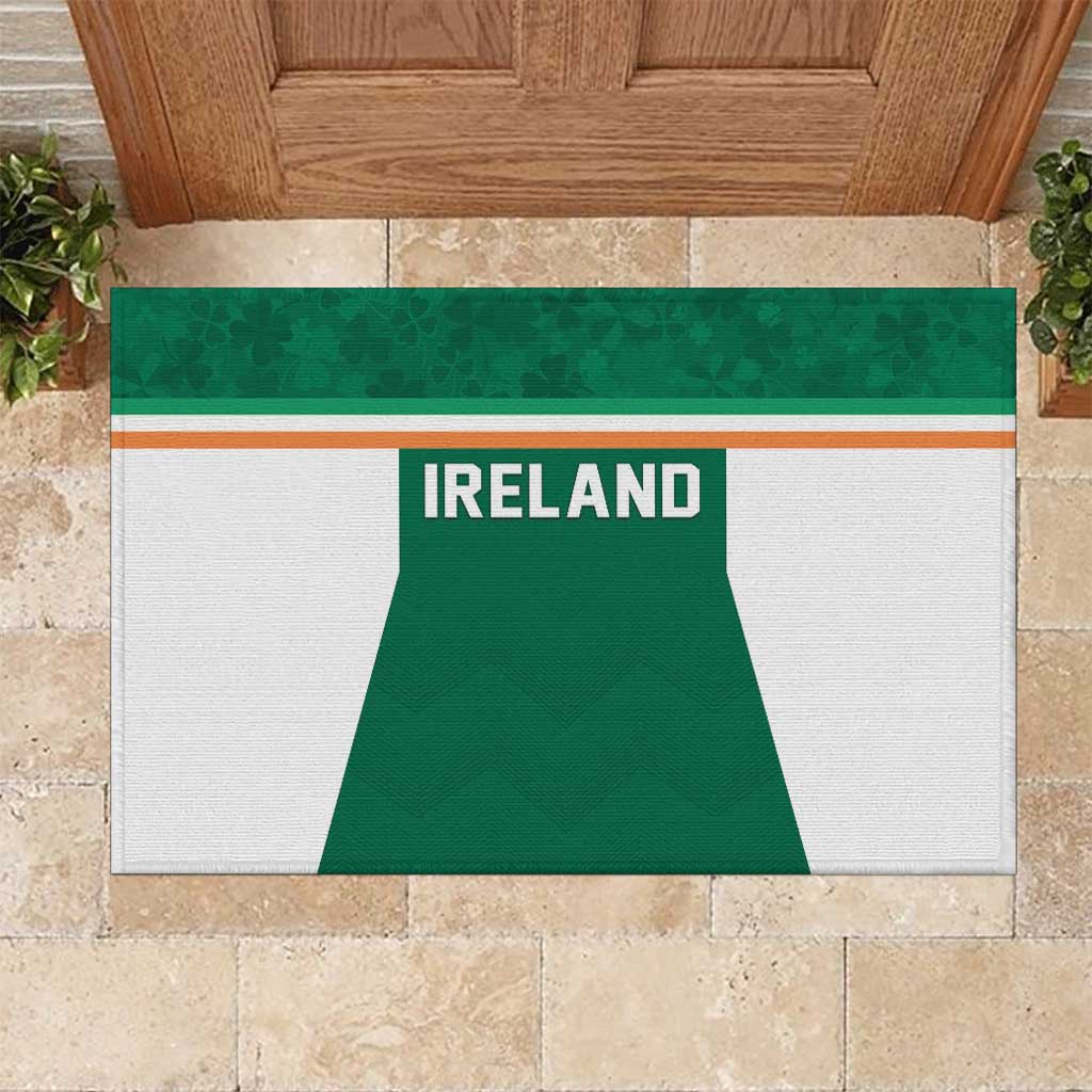 Ireland Rugby Rubber Doormat Old Retro Style