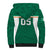 Custom Ireland Rugby Sherpa Hoodie Old Retro Style