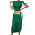 Custom Ireland Rugby Short Sleeve Bodycon Dress Old Retro Style