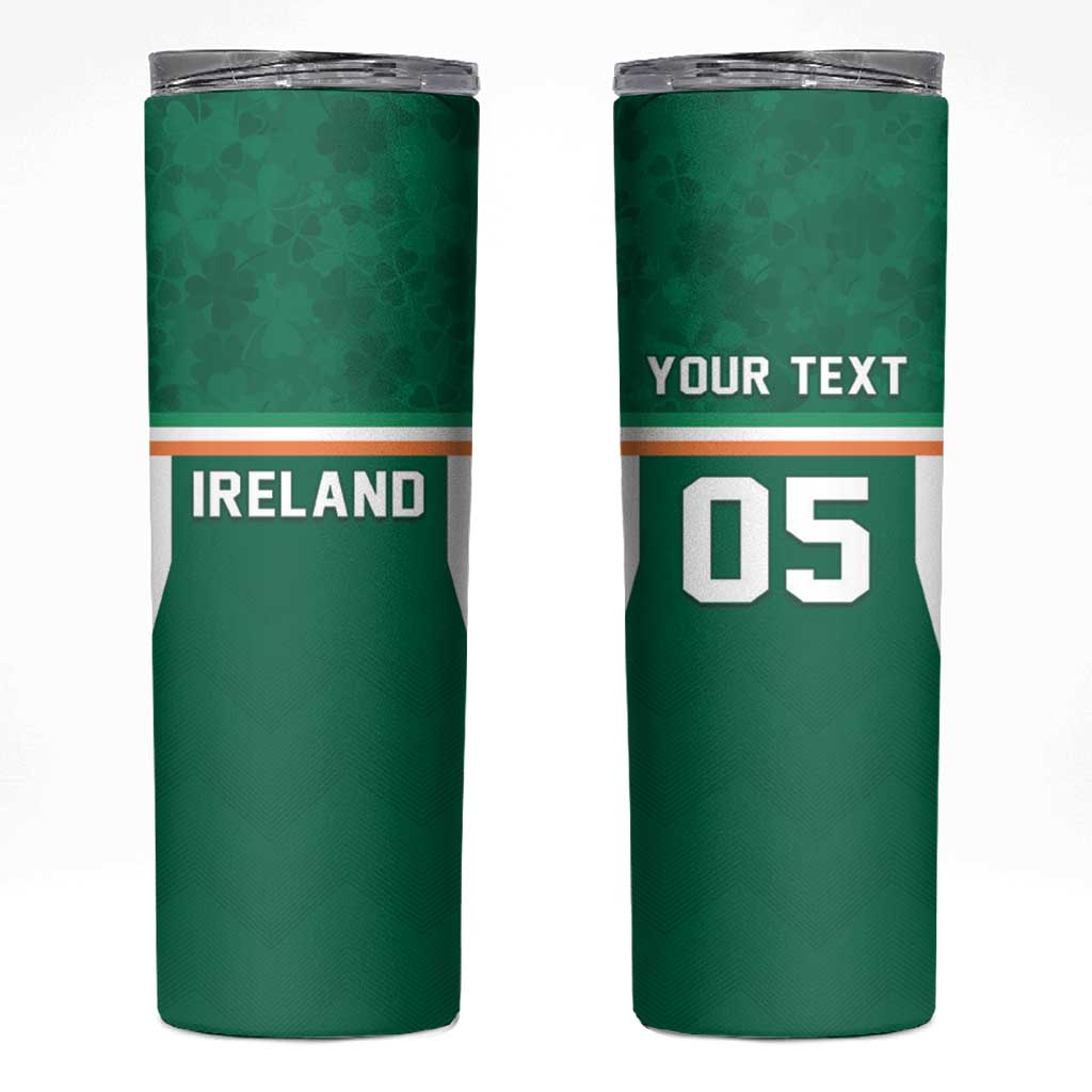 Custom Ireland Rugby Skinny Tumbler Old Retro Style