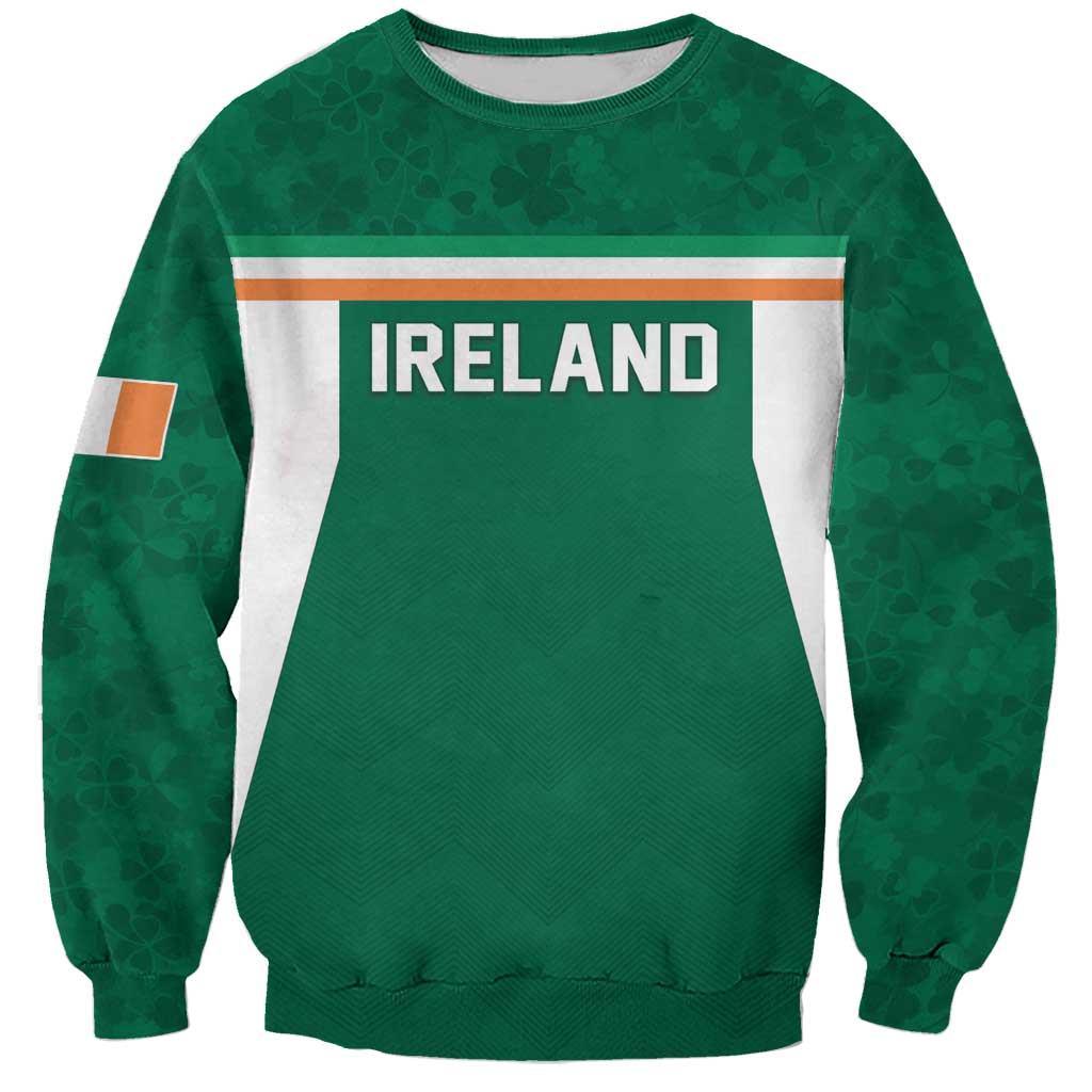 Custom Ireland Rugby Sweatshirt Old Retro Style
