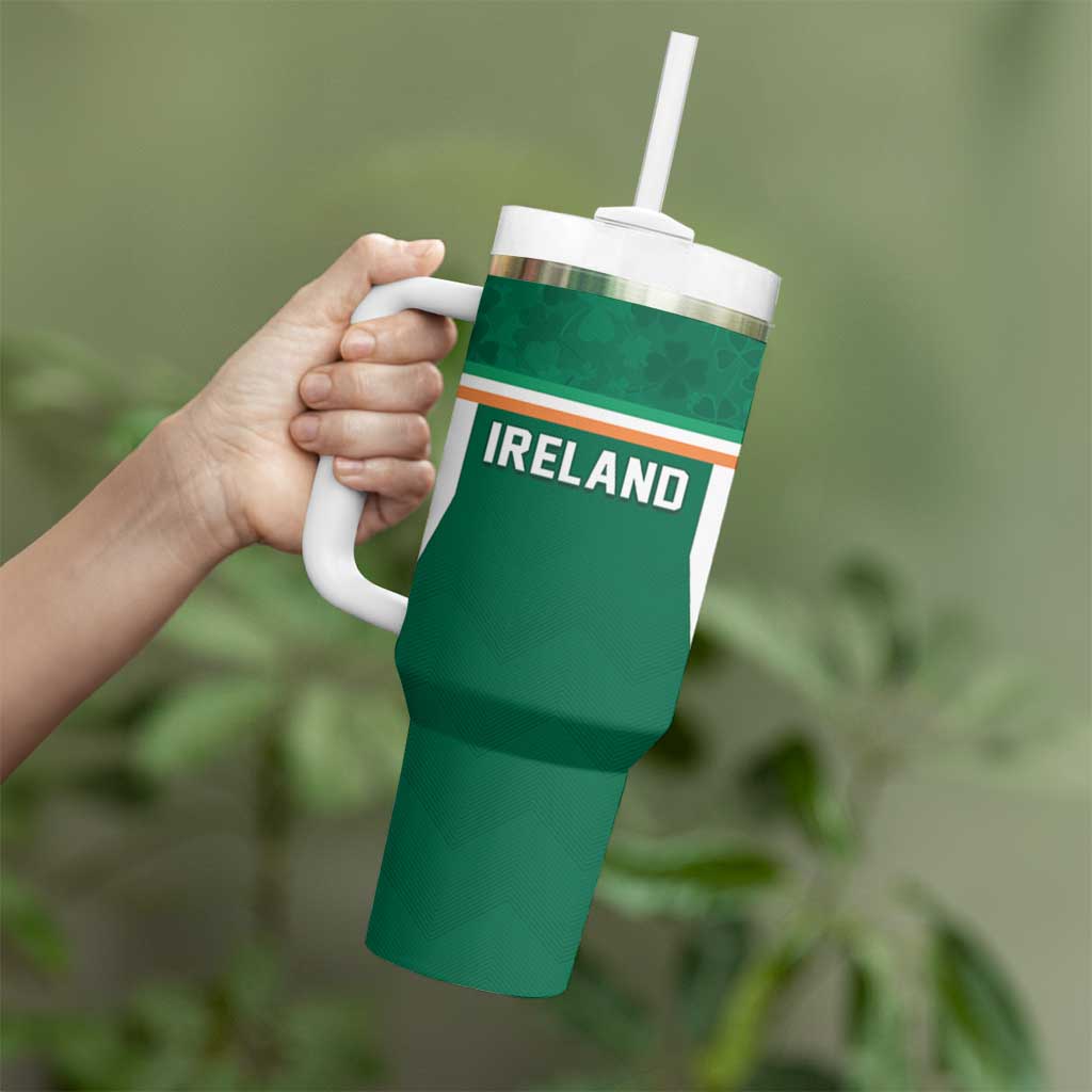 Custom Ireland Rugby Tumbler With Handle Old Retro Style