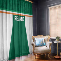 Ireland Rugby Window Curtain Old Retro Style