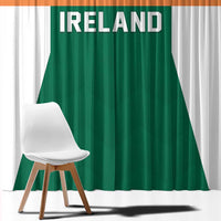 Ireland Rugby Window Curtain Old Retro Style