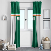 Ireland Rugby Window Curtain Old Retro Style