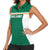 Custom Ireland Rugby Women Sleeveless Polo Shirt Old Retro Style