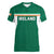 Custom Ireland Rugby Women V-Neck T-Shirt Old Retro Style