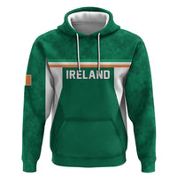 Custom Ireland Rugby Zip Hoodie Old Retro Style