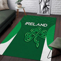 Ireland Rugby Area Rug Irish Celtic Shamrock