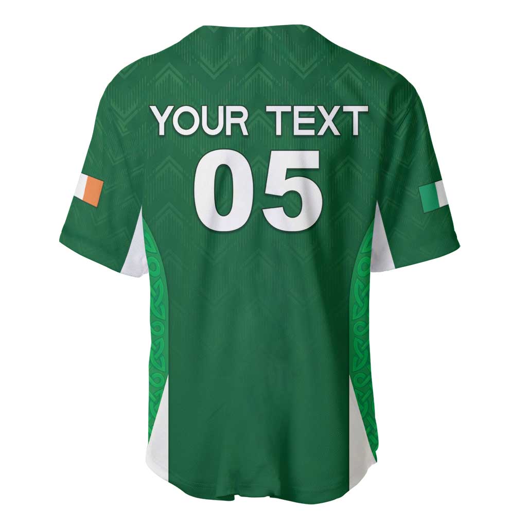 Custom Ireland Rugby Baseball Jersey Irish Celtic Shamrock