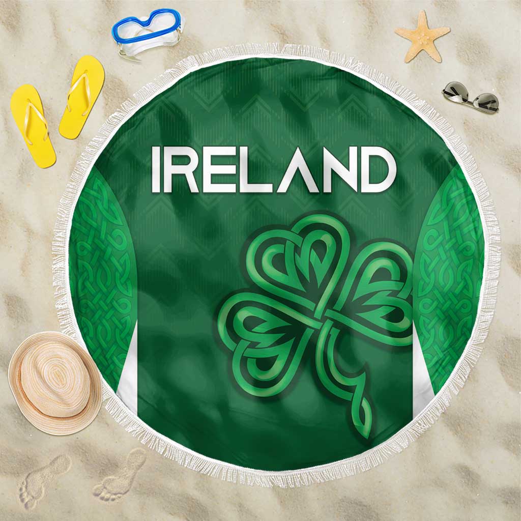 Ireland Rugby Beach Blanket Irish Celtic Shamrock