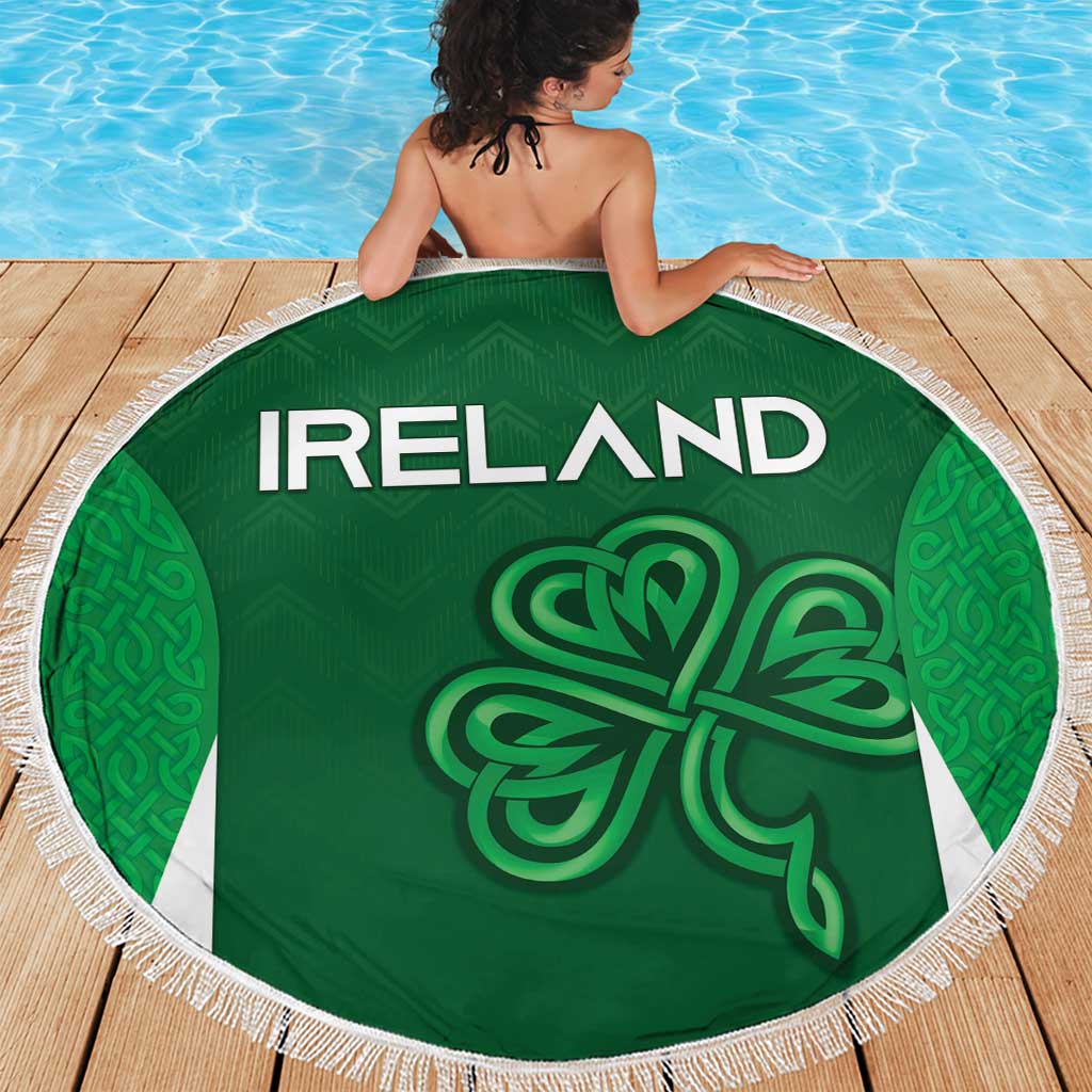 Ireland Rugby Beach Blanket Irish Celtic Shamrock