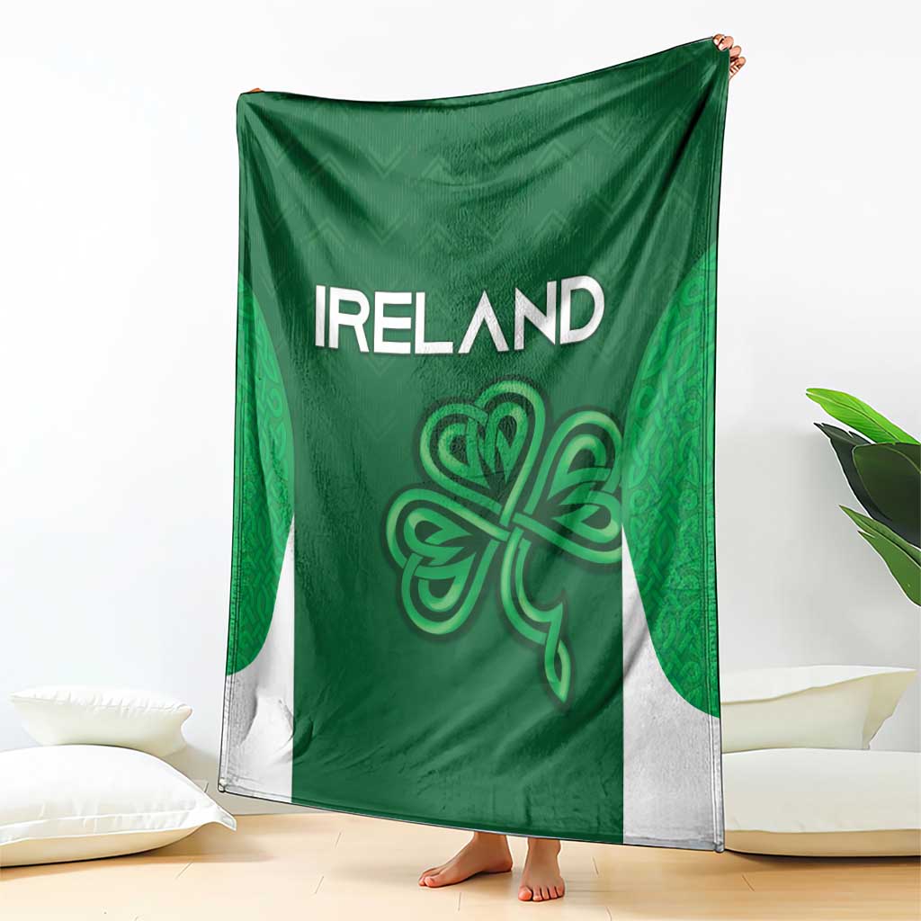 Ireland Rugby Blanket Irish Celtic Shamrock