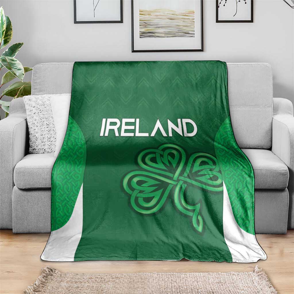 Ireland Rugby Blanket Irish Celtic Shamrock