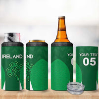 Custom Ireland Rugby 4 in 1 Can Cooler Tumbler Irish Celtic Shamrock