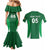 Custom Ireland Rugby Couples Matching Mermaid Dress and Hawaiian Shirt Irish Celtic Shamrock