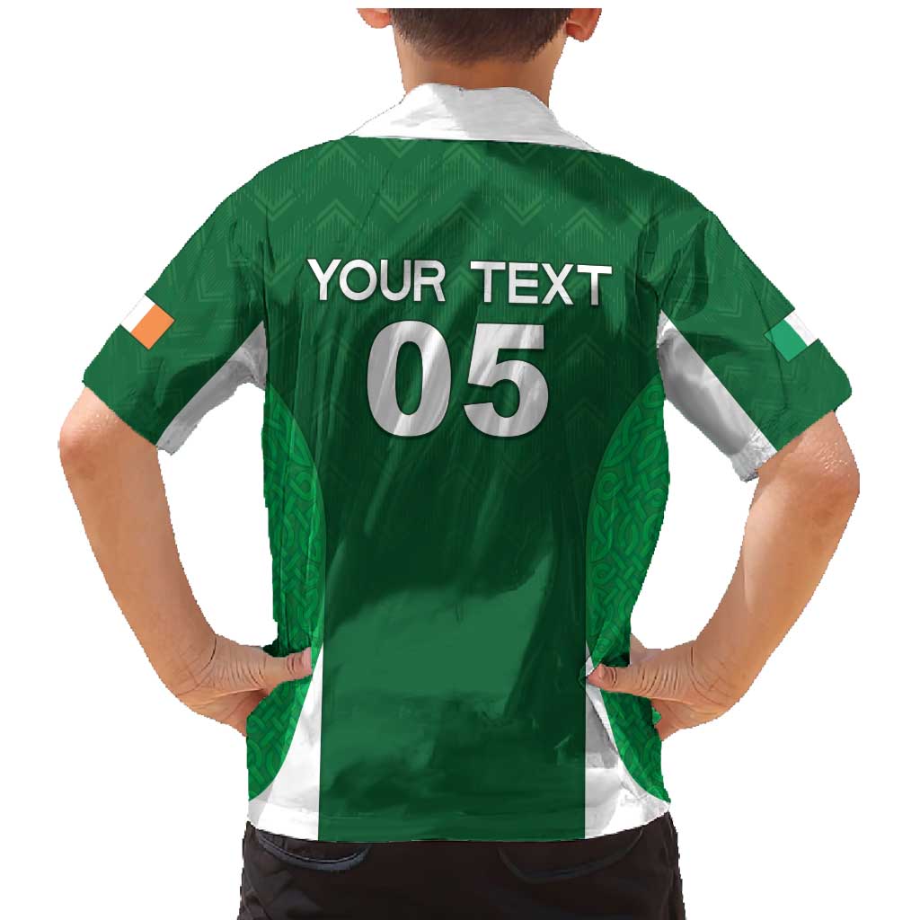 Custom Ireland Rugby Family Matching Mermaid Dress and Hawaiian Shirt Irish Celtic Shamrock