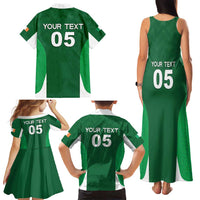 Custom Ireland Rugby Family Matching Tank Maxi Dress and Hawaiian Shirt Irish Celtic Shamrock