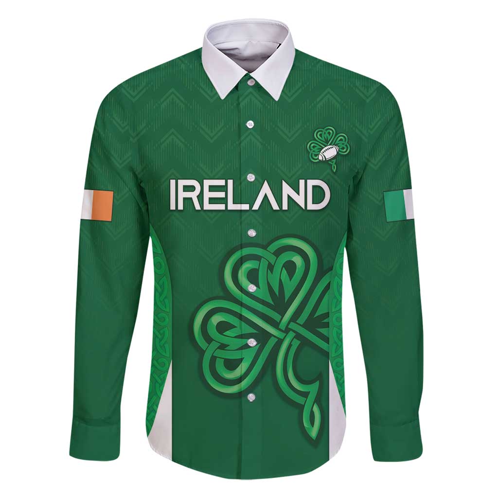 Custom Ireland Rugby Family Matching Tank Maxi Dress and Hawaiian Shirt Irish Celtic Shamrock