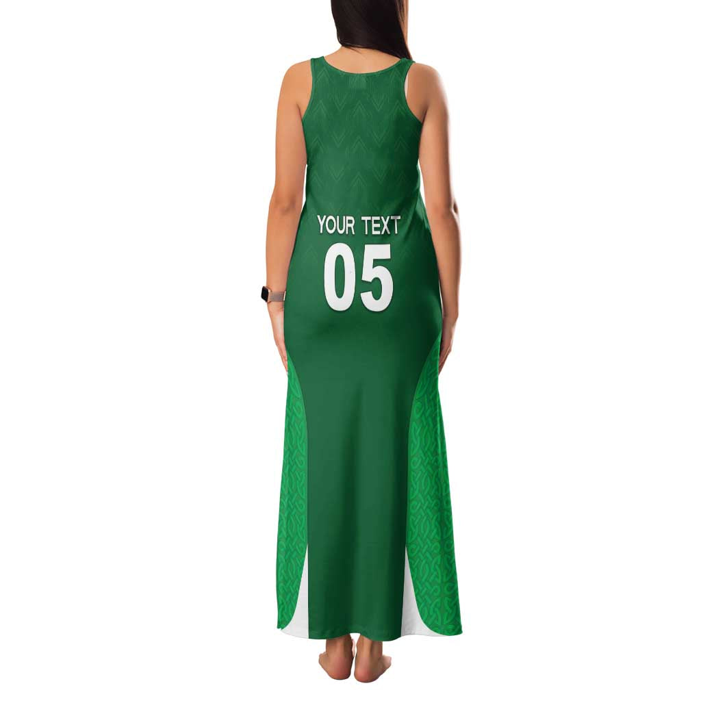 Custom Ireland Rugby Family Matching Tank Maxi Dress and Hawaiian Shirt Irish Celtic Shamrock