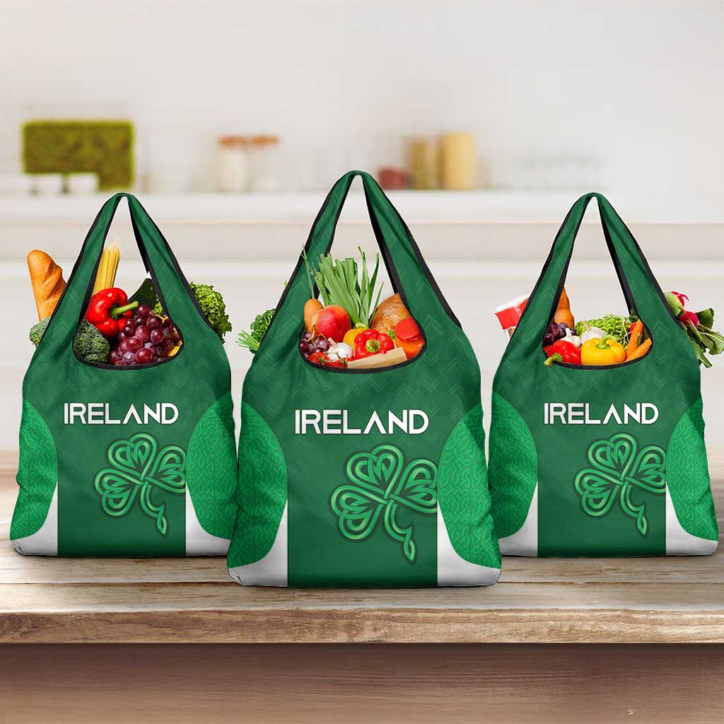 Ireland Rugby Grocery Bag Irish Celtic Shamrock