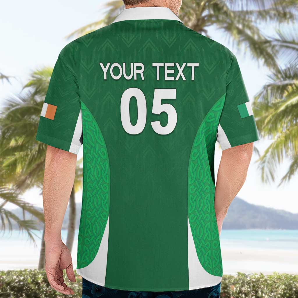 Custom Ireland Rugby Hawaiian Shirt Irish Celtic Shamrock