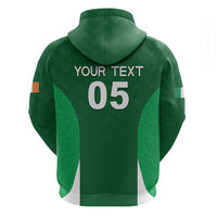 Custom Ireland Rugby Hoodie Irish Celtic Shamrock