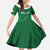 Custom Ireland Rugby Kid Short Sleeve Dress Irish Celtic Shamrock