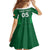Custom Ireland Rugby Kid Short Sleeve Dress Irish Celtic Shamrock